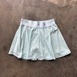 Nike Dri-Fit Court Flouncy Tennis Skirt Skort Women's XS Light Teal Athletic